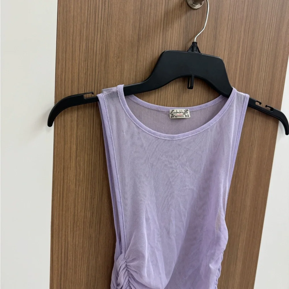 Free‎ People Intimately Lilac Ruched Bodysuit